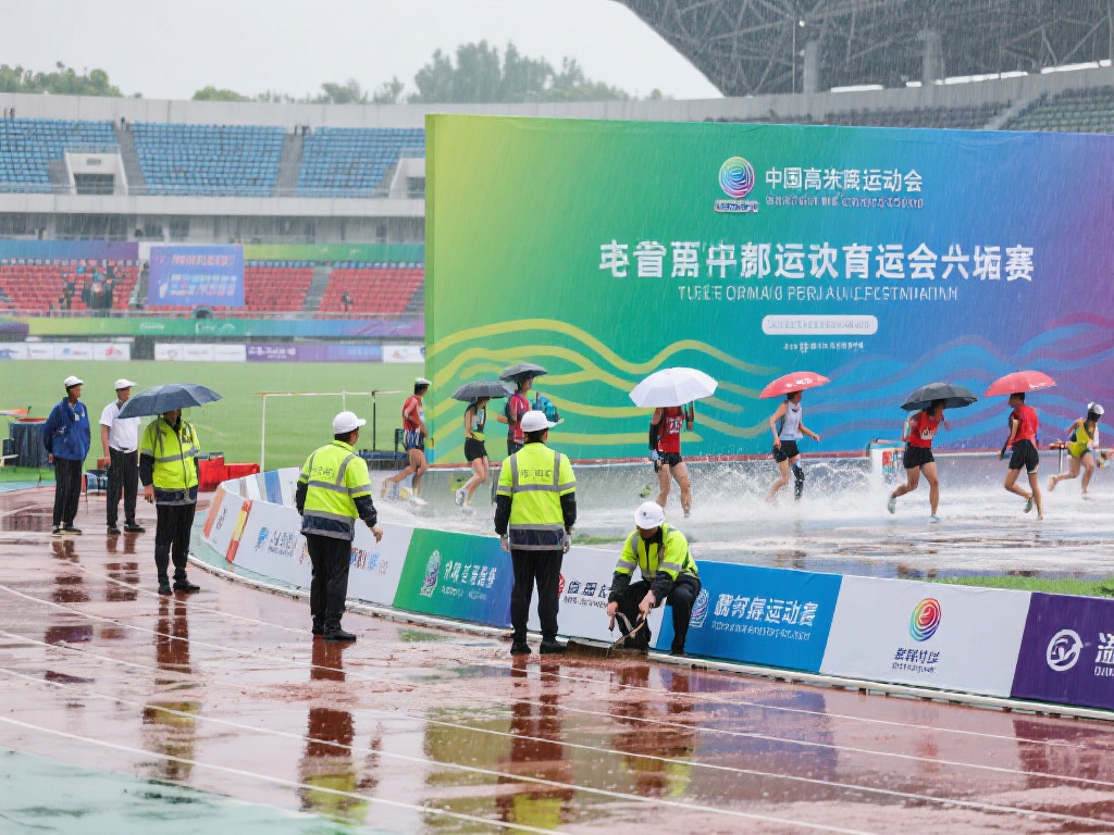 不可否认，雨天对赛事组织和选手都带来了不