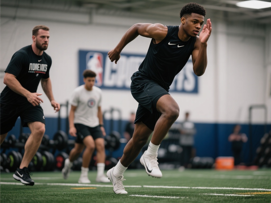 体能师分享洛夫顿力量训练日常:全力冲刺季后赛 除了身体上的准备,洛夫顿在精神层面的成长