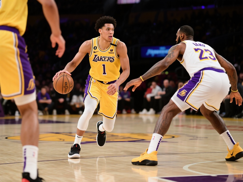 自从加入湖人队以来，八村塁一直在努力证明