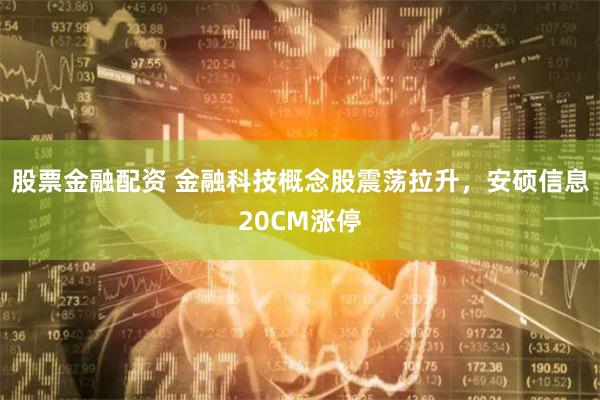 股票金融配资 金融科技概念股震荡拉升，安硕信息20CM涨停