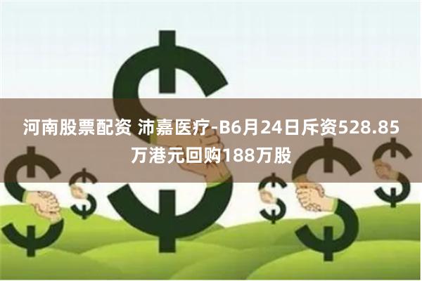 河南股票配资 沛嘉医疗-B6月24日斥资528.85万港元回购188万股