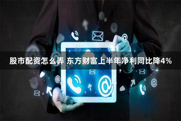 股市配资怎么弄 东方财富上半年净利同比降4%